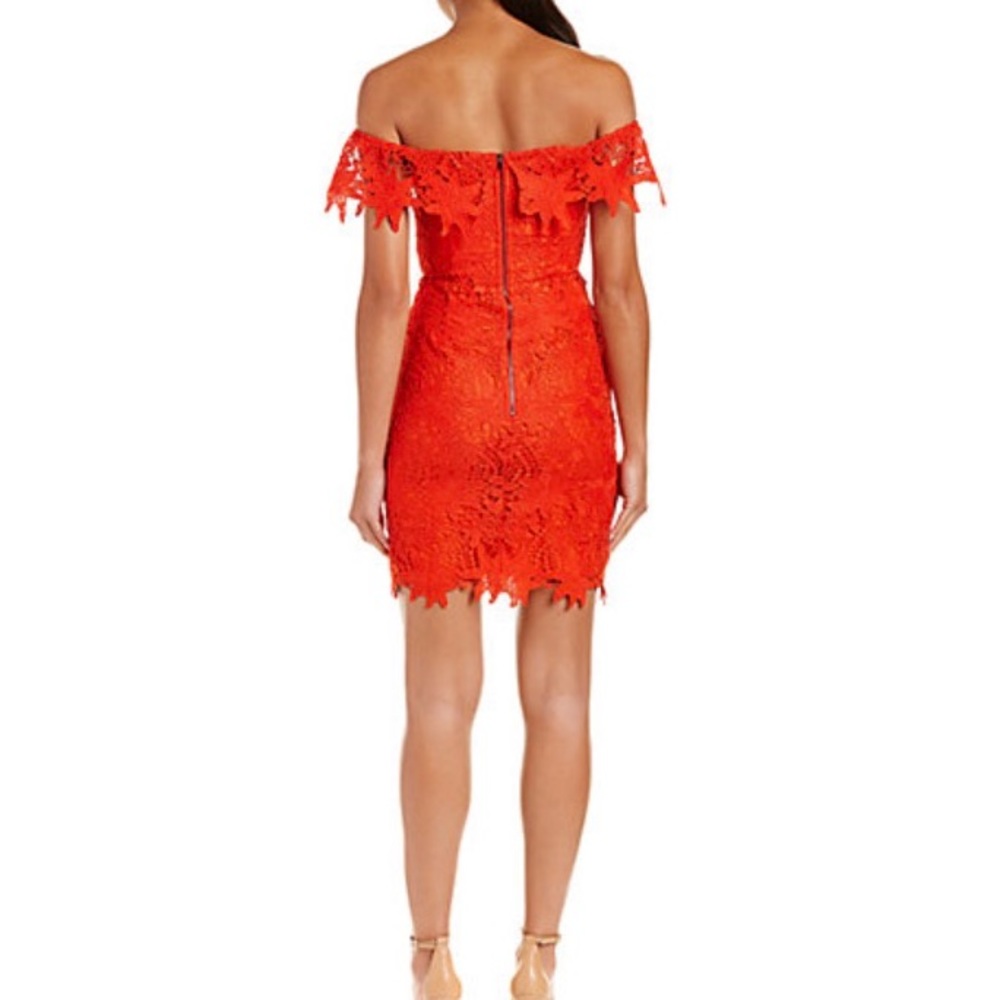 ASTR the Label Sheath Dress in red org - Picture 2 of 2